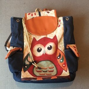 Super cute owl backpack